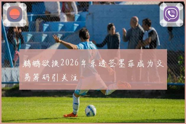 鹈鹕欲换2026年乐透签墨菲成为交易筹码引关注